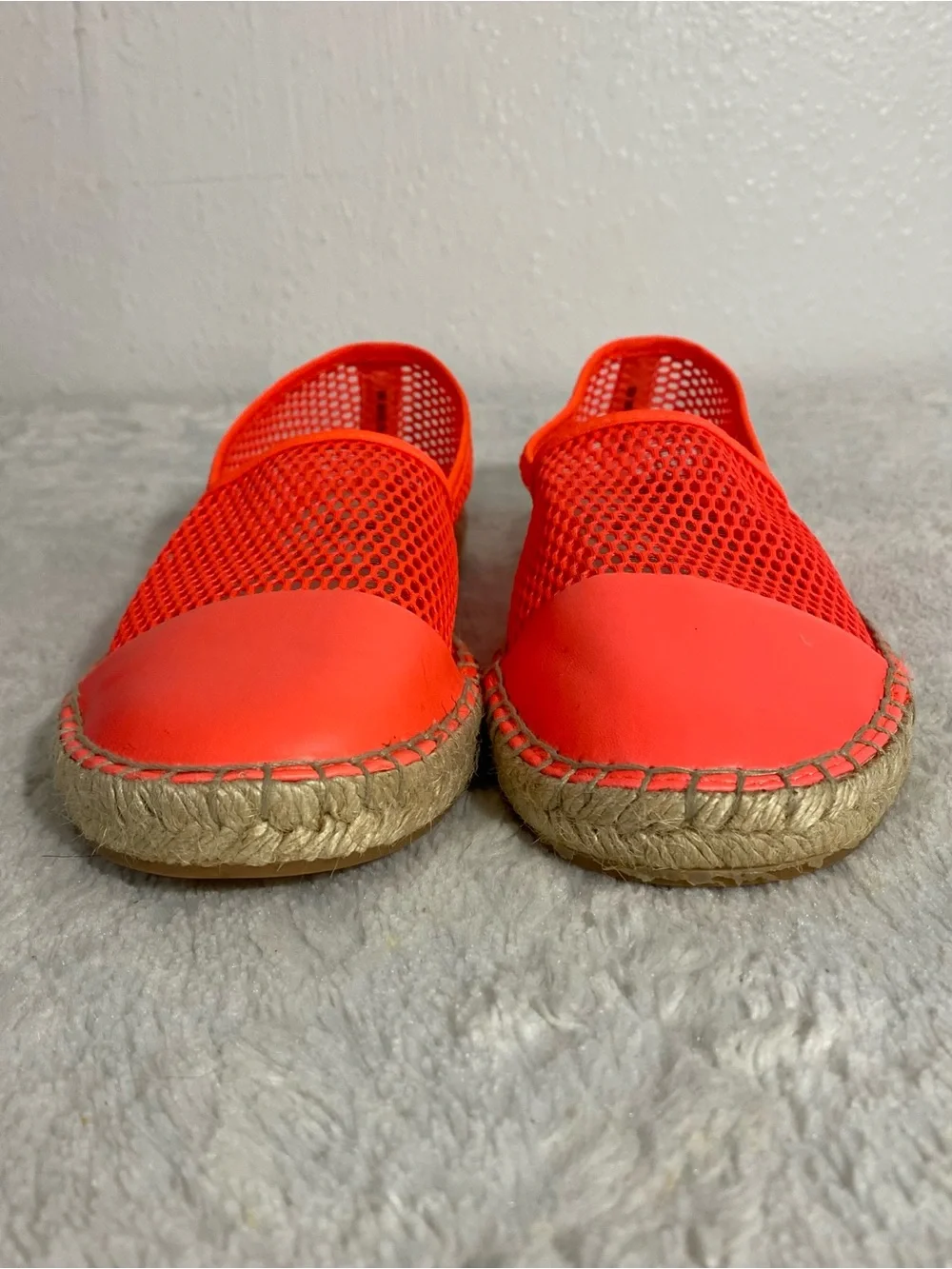 New Circus by Sam Edelman Lena Espadrille Flats Women’s Size 8M Electric Orange